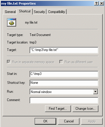 Properties Window - new icon