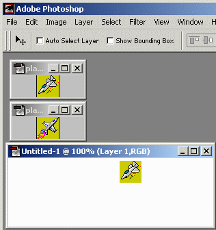 Dragged 1st Image to Canvas