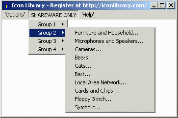 Shareware Icon Menus