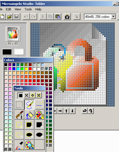 MicroAngelo Icon Editor